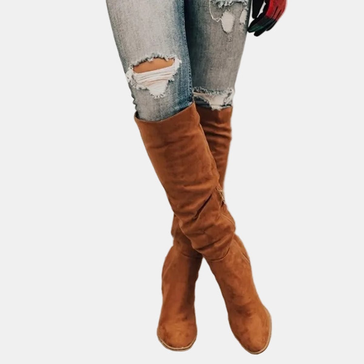 Women’s Knee High Block Heel Boots