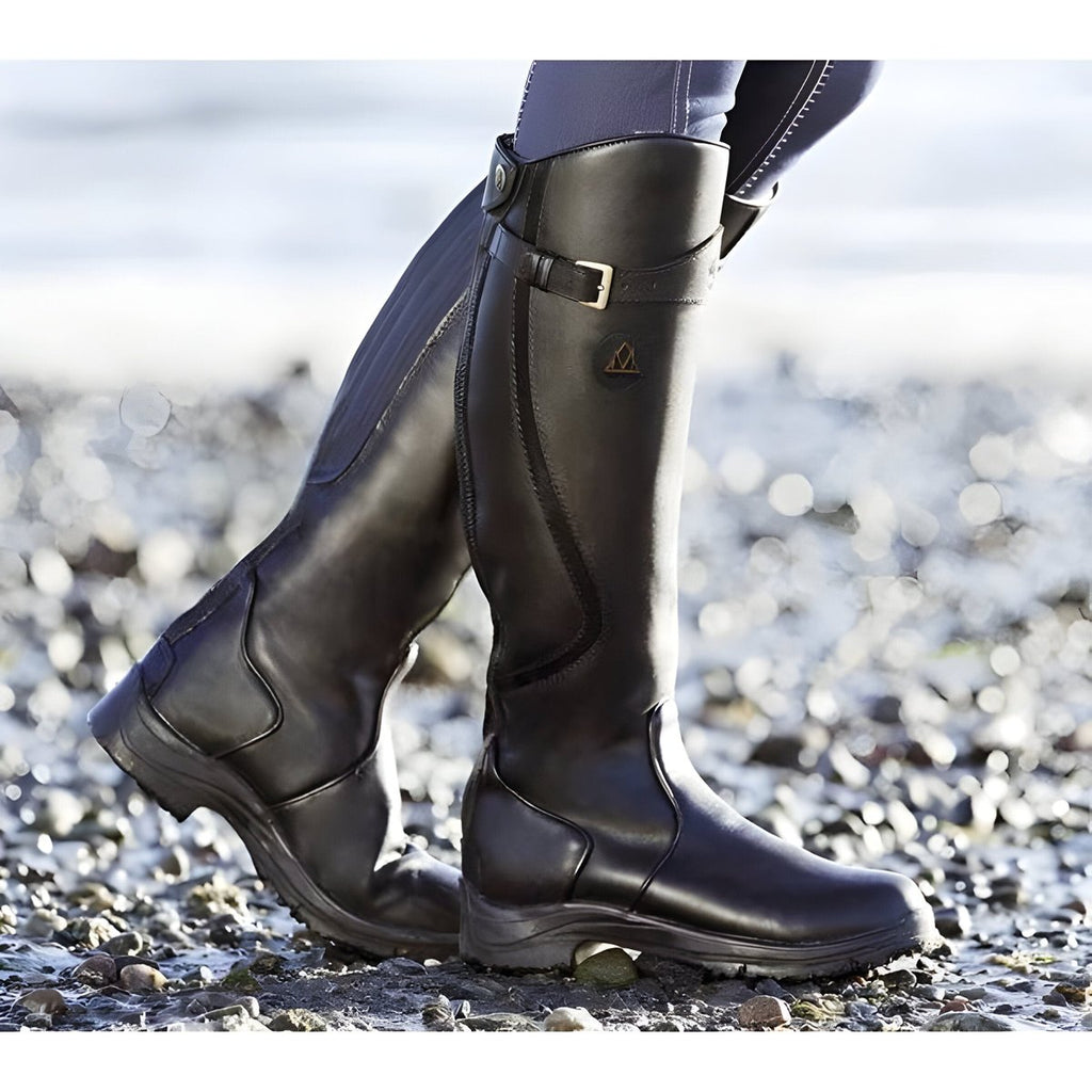 Women's Knee-High Buckle Detail Boots