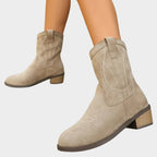 Women’s Western Block Heel Ankle Boots