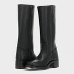 Women's Tall Low Block Heel Boots