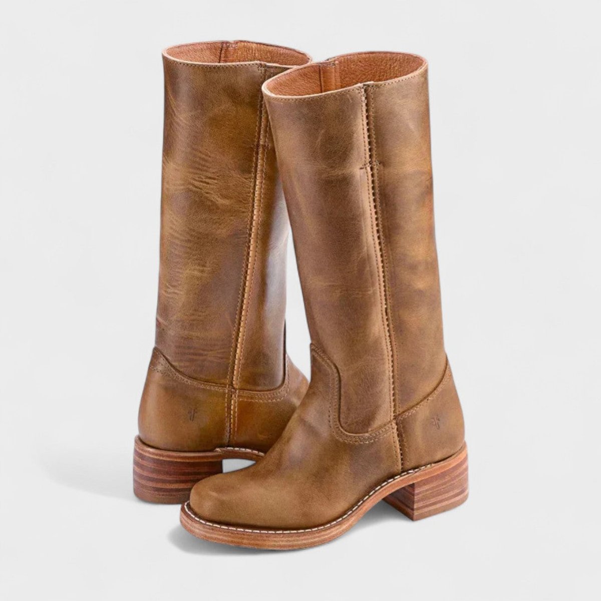 Women's Tall Low Block Heel Boots
