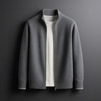 Men’s Mock-Neck Zip Sweater