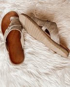Women's Toe Loop Flat Sandals