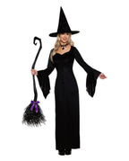 Women's Witch Costume With Pointed Hat