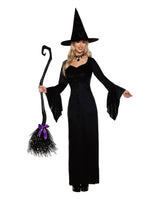 Women's Witch Costume With Pointed Hat